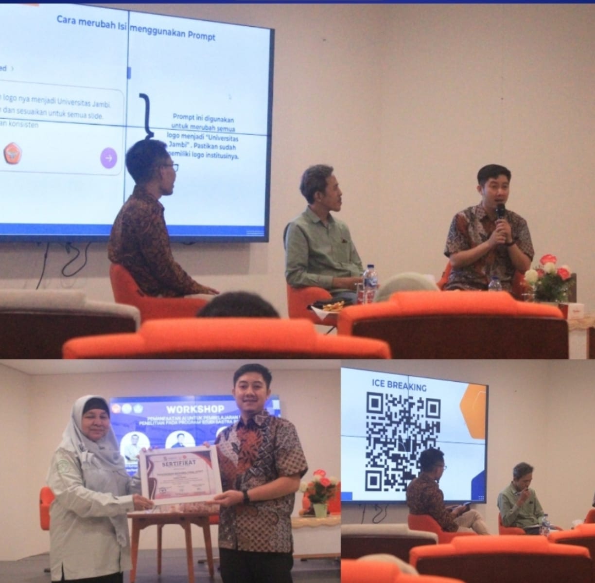 Dosen Prodi Teknologi informasi UNH jadi narasumber di universitas Jambi