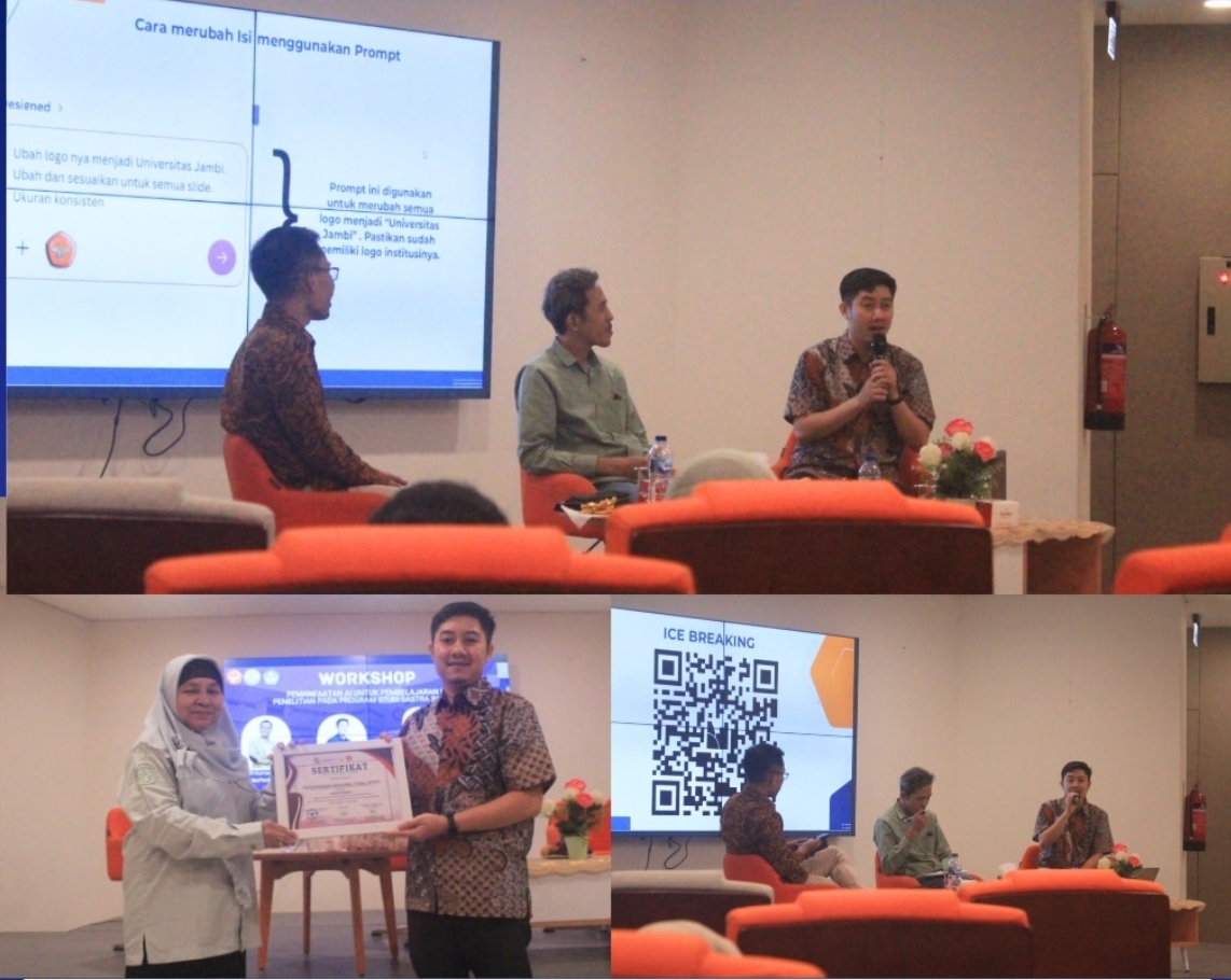 Dosen Prodi Teknologi informasi UNH jadi narasumber di universitas jambi
